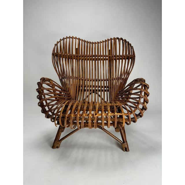 Vintage Gala Armchairs by Franco Albini for BBB Bonacina, 1951, Set of 2 For Sale - Image 3 of 11