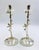 Emilia Castillo Pair of Emilia Castillo Silver-Plated Candlesticks With Emerald Stone Inlay For Sale - Image 4 of 18