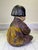 Antique 1930s Art Deco Esther Hunt Style Polychrome Chalkware Seated Asian Child Figurine For Sale In West Palm - Image 6 of 9