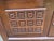 Antique French Art Deco Style Marble Top Oak Wood Cabinet Sideboard With Geometric Front For Sale - Image 17 of 18