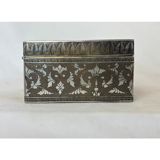 Traditional Early 20th Century Vintage Brass Silver Box For Sale - Image 3 of 8