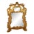 Hollywood Regency 1960s-70s Large Giltwood Ornate Wall Mirror For Sale