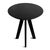 Wood Black Mango Wood Round Bar Table For Sale - Image 7 of 9