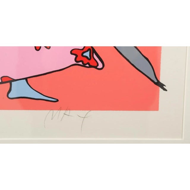 Paper 1978 Peter Max 'Angel' Signed & Numbered Pop Art Silkscreen, Framed For Sale - Image 7 of 10