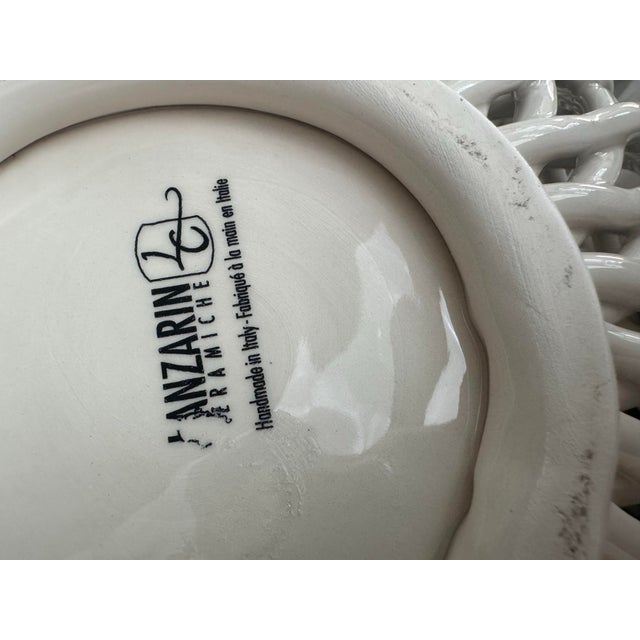 Italian Handmade Weaved Bowls , Pair For Sale - Image 4 of 6