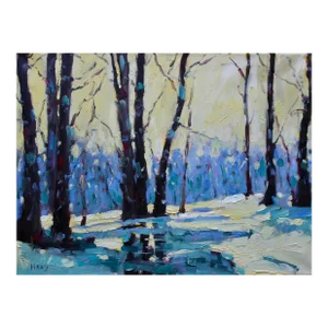 Winterscapes Contemporary Impressionist Landscape Oil