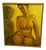 Late 20th Century Fumiko Shido Nude Oil Painting, Framed For Sale