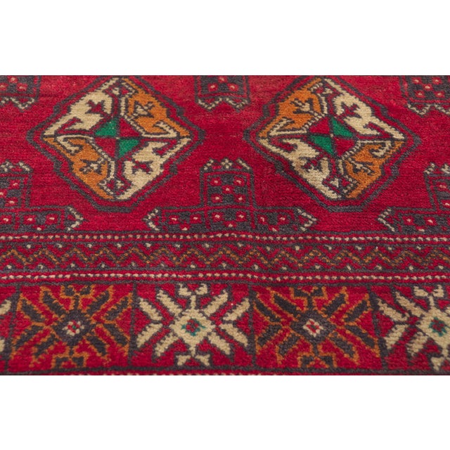 Mid 20th Century Vintage Turkish Turkmen Rug, 04’09 X 07’08 For Sale - Image 5 of 9