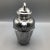 Wood Tea Pot Style Cocktail Shaker 1930’s T and T Nickel Silver Hand Hammered For Sale - Image 7 of 13