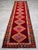 1960s 1960s Turkish Hand-Knotted Runner Rug Kitchen Hallway Decor Red & Pink 3x13 Ft Approx For Sale - Image 5 of 16