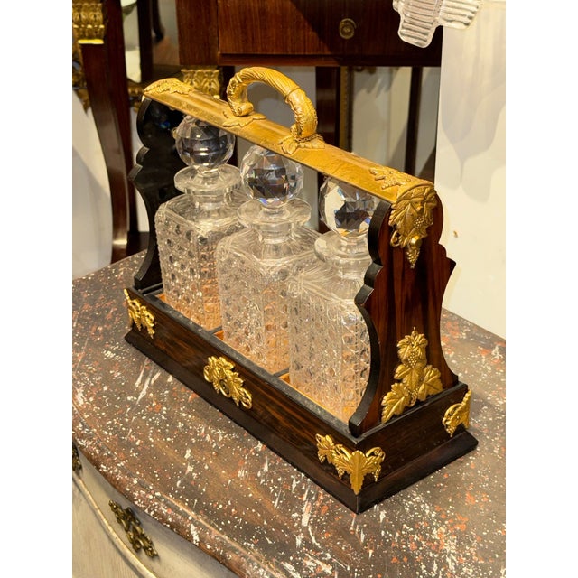19th C. English Tortoise and Bronze Tantalus For Sale - Image 12 of 13
