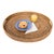 Artifacts Rattan Oval Tray For Sale - Image 4 of 4