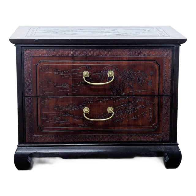 Vintage Drexel Heritage Connoisseur Nightstand For Sale