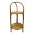 Scorched Bamboo Two Tier Serving Stand For Sale