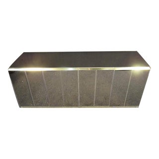 Vintage Mirrored Credenza For Sale
