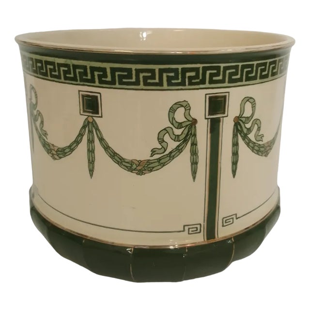 Large Cachepot from Villeroy & Boch, 1920s For Sale