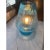 Murano-Style Light-Blue Glass Lamp Featuring “Ballotton” Design For Sale - Image 9 of 9