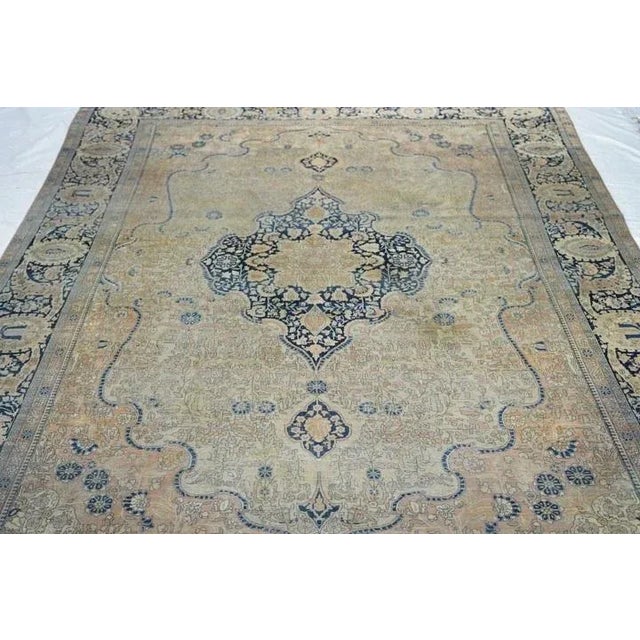 Antique Mohtasham Kashan Rug 6'11'' X 10'2'' For Sale - Image 11 of 11
