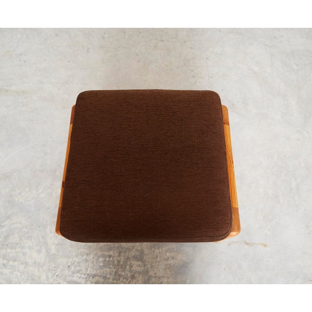 Set of Danish Modern Pine Armchair & Ottoman by C. F. C. Silkeborg from CFC Silkeborg, 1970s For Sale - Image 10 of 16