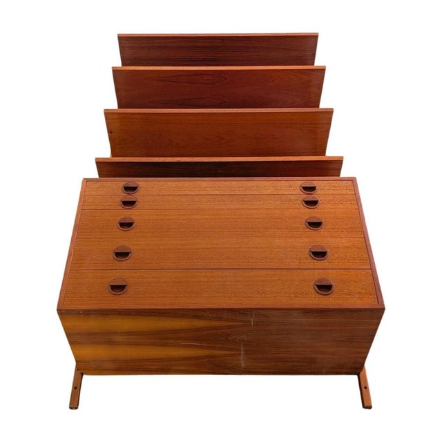 Cado Mid-Century Royal System Wall Unit in Teak by Poul Cadovius for Cado, 1960s For Sale - Image 4 of 9