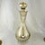 Late 20th Century Bombay Glass Decanter Set 6 Glasses Gold Frosted Stems Made in Poland For Sale - Image 4 of 13