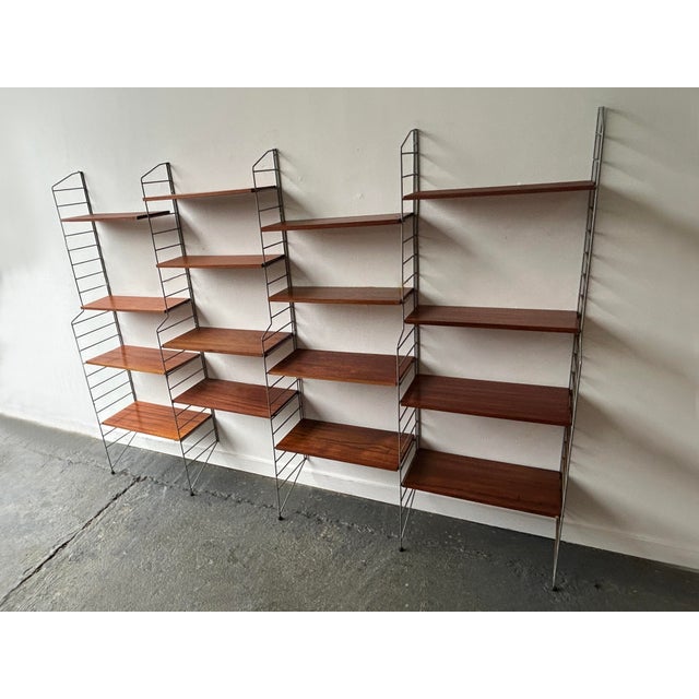 Mid-Century Modern Mid-Century Shelving System from Brianco, 1960s, Set of 4 For Sale - Image 3 of 10