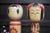 Mid-Century Modern Vintage Traditional Kokeshi, Japan, 1970s, Set of 2 For Sale - Image 3 of 9