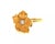 Carrera Y Carrera Diamond 18k Yellow Gold Flower Ring - Size 6.5 For Sale In Miami - Image 6 of 8
