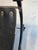 Vintage Italian Curule Savonarola Armchair in Black Leather Brass & Iron For Sale - Image 10 of 17