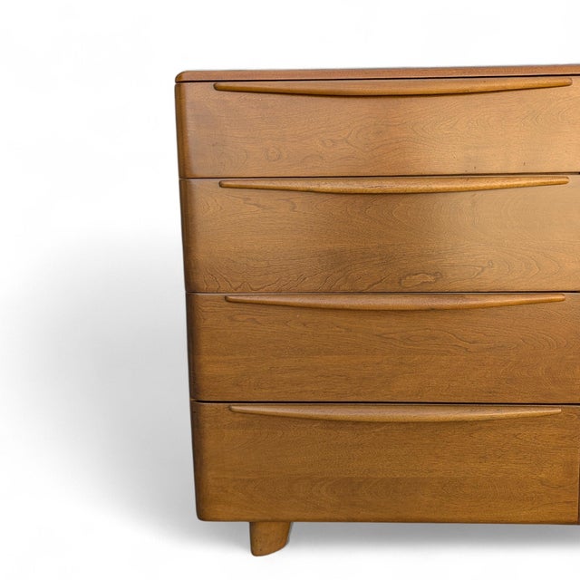 Mid 20th Century Heywood-Wakefield Mid-Century Modern 8-Drawer Lowboy Dresser For Sale - Image 9 of 18