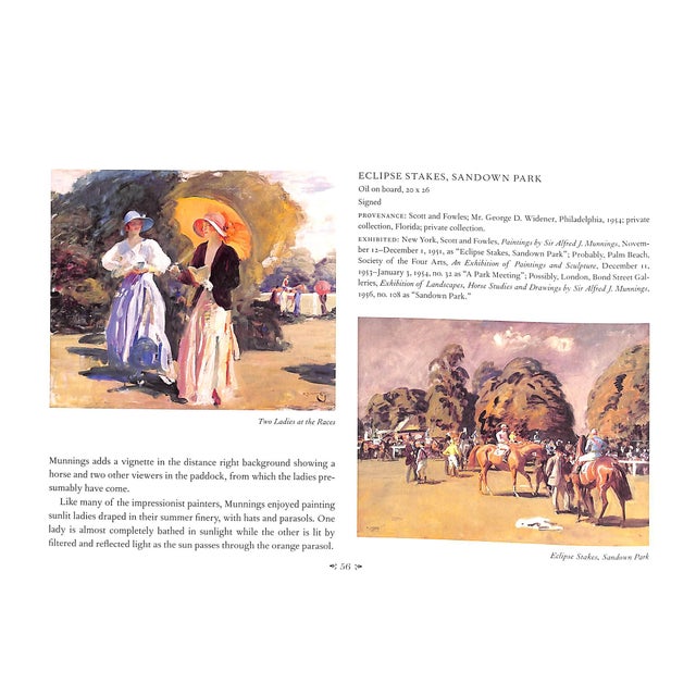 "The Mastery of Munnings: Sir Alfred J. Munnings 1878-1959" 2000 Peralta-Ramos, Lorian For Sale - Image 9 of 10