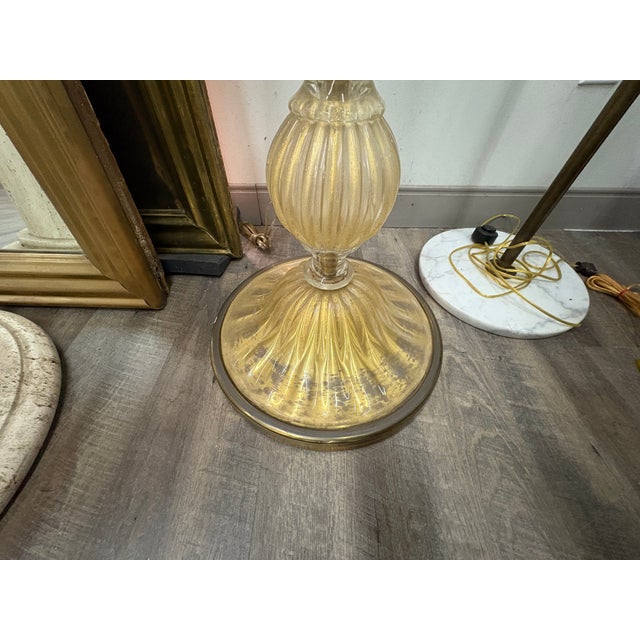 1940s 1940s Murano Glass Floor Lamp by Seguso For Sale - Image 5 of 13