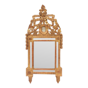 Late 18th Century French Louis XVI Giltwood Mirror