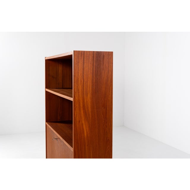 Brown Mid-Century Modern Danish Teak Bookcase from Sejling Skabe, 1960s For Sale - Image 8 of 16