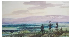Herberts Mangolds, Jurmala, 1965, Watercolor on Paper