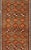 Antique Turkish Tribal Runner in Diamond Design and Geometrics in Green, Rust For Sale - Image 4 of 7