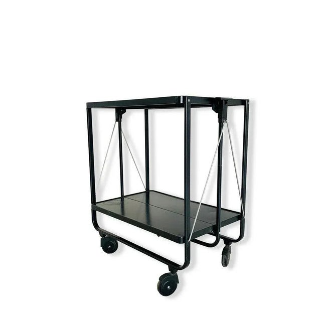 Mid-Century Black Trolley, 1960s For Sale - Image 13 of 13