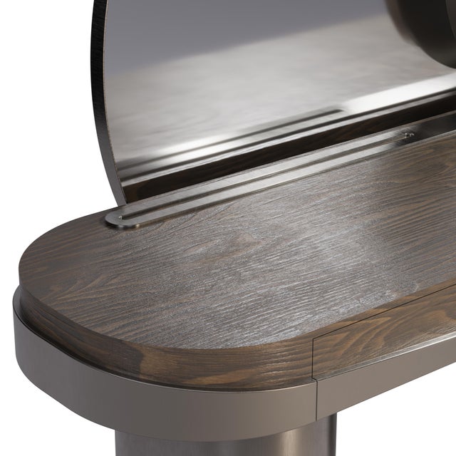 Metal Aldrich Dressing Table by Porus Studio For Sale - Image 7 of 18