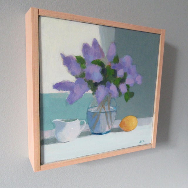 French Country Lilac , Lemon and Creamer by Anne Carrozza Remick For Sale - Image 3 of 6