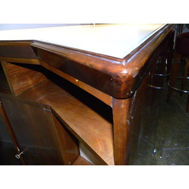 Dramatic Art Deco Bar With Light Up Top Chairish