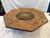 Large 20.5" Vintage Octagonal Basket-Illusion Inlay Platter & Wall Art For Sale - Image 10 of 10