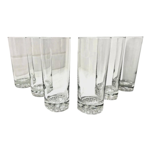 Vintage Hobnail Glasses - Clear Glass Tumblers - Set of 6 For Sale