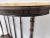 Neoclassical Turned Beech Console Table with Demilune Marble Top, Italy, 1960s For Sale - Image 13 of 16