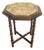 Brandt Brass Tray Side Table Faux Bamboo For Sale