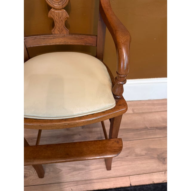 Antique Eastlake Victorian Style Carved Walnut Youth Chair For Sale - Image 4 of 9
