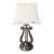 Vintage Chelsea House Neoclassical Lyre Table Lamp With Lamp Shade For Sale