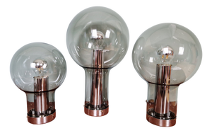 Maxi Globe Ceiling Lights from Raak Amsterdam, 1960, Set of 3