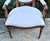 1980s Ethan Allen Walnut Armchair Oval Back Louis XVI Carved French Accent For Sale - Image 5 of 18