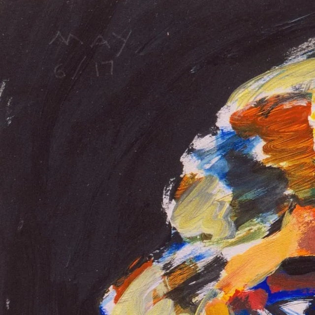 Signed upper left, 'May' for Dan May (American, 1952-2019) and dated June, 2017. After study with Larry Stobie at Oregon...