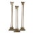 Set of Vintage Brass Candle Holders For Sale
